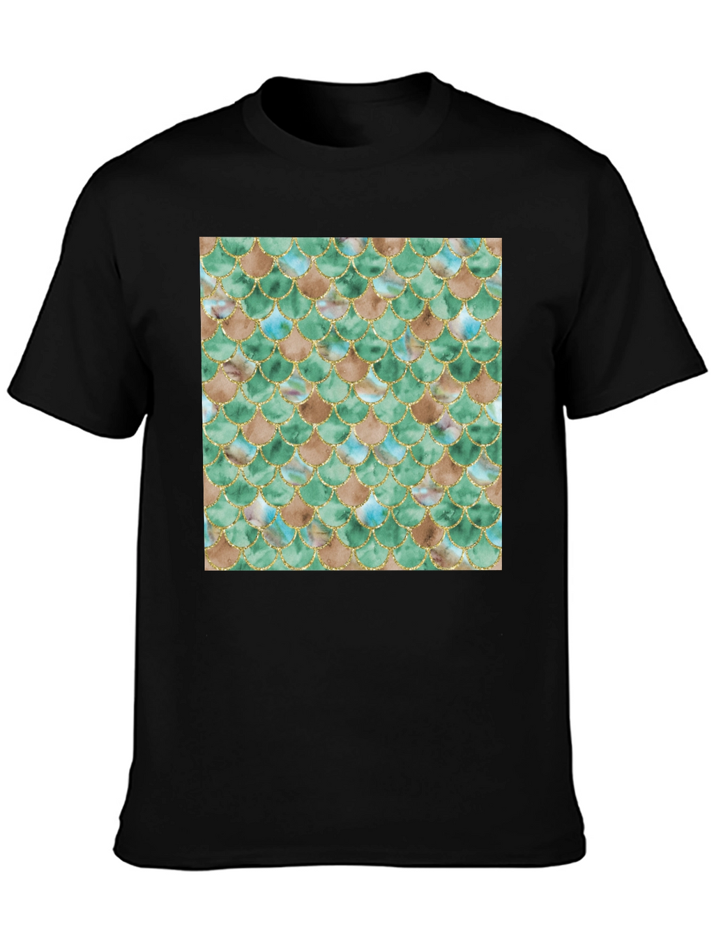 Scales Pattern Graphic Tee