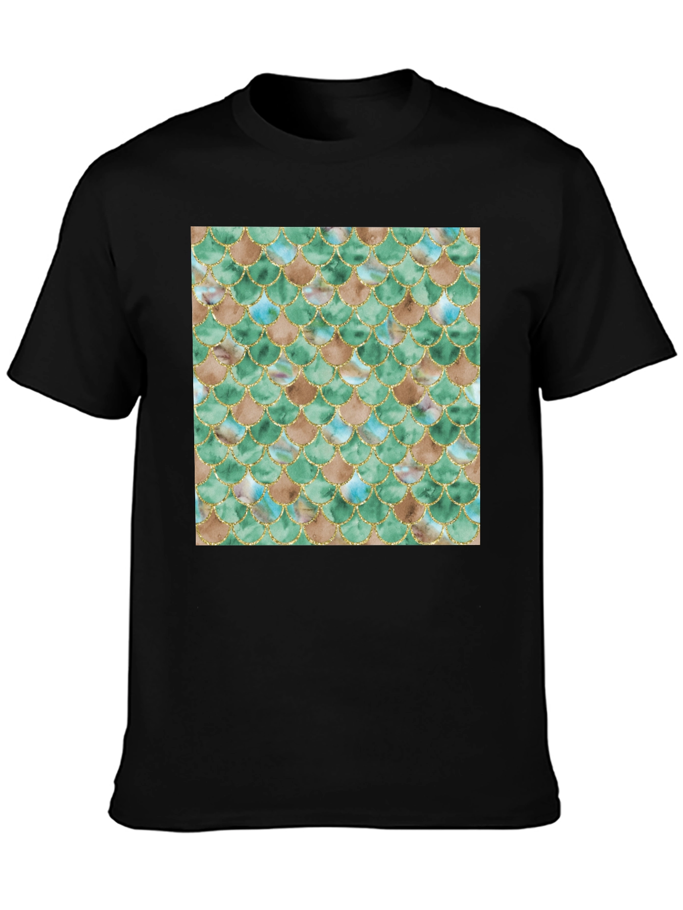 Scales Pattern Graphic Tee
