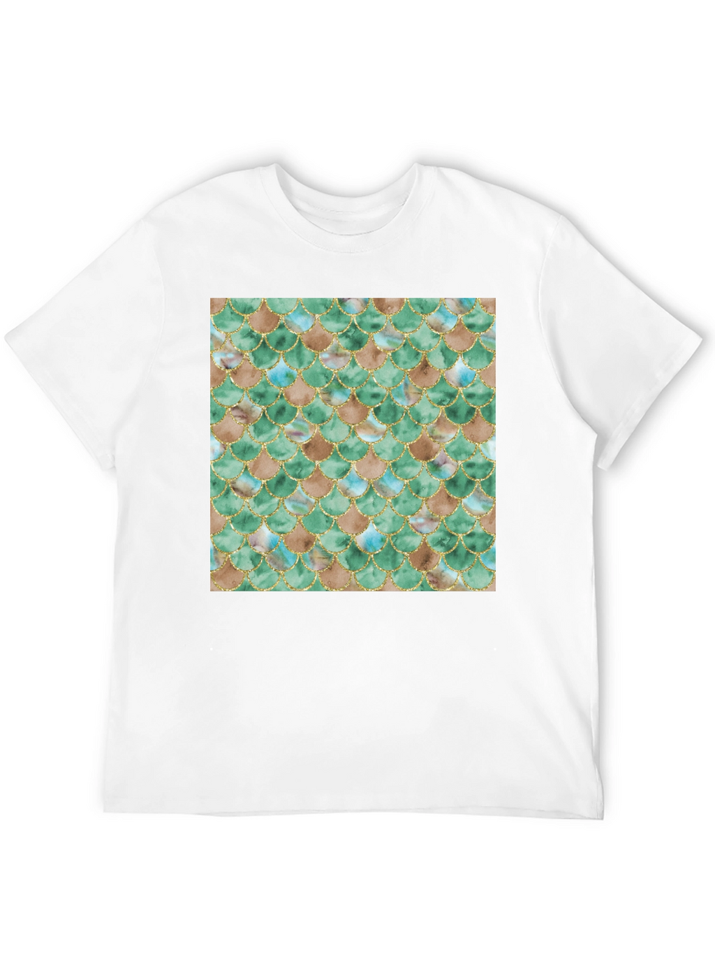 Scales Pattern Graphic Tee
