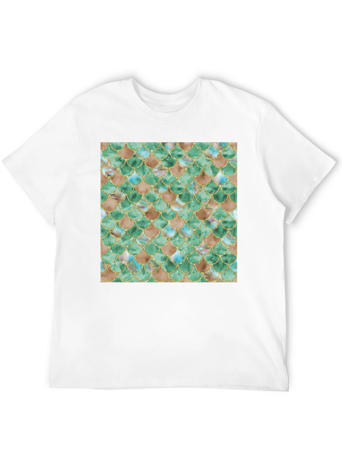 Scales Pattern Graphic Tee
