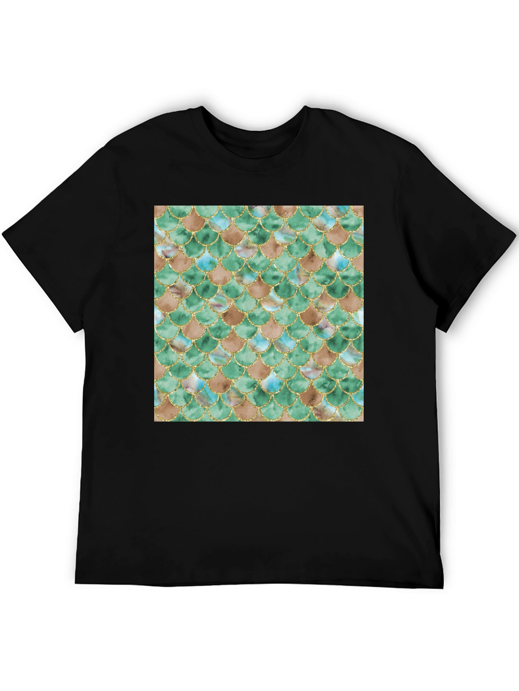 Scales Pattern Graphic Tee