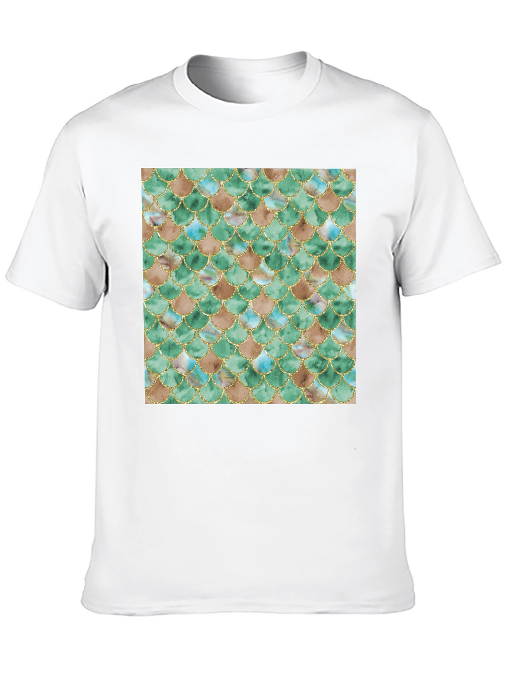 Scales Pattern Graphic Tee