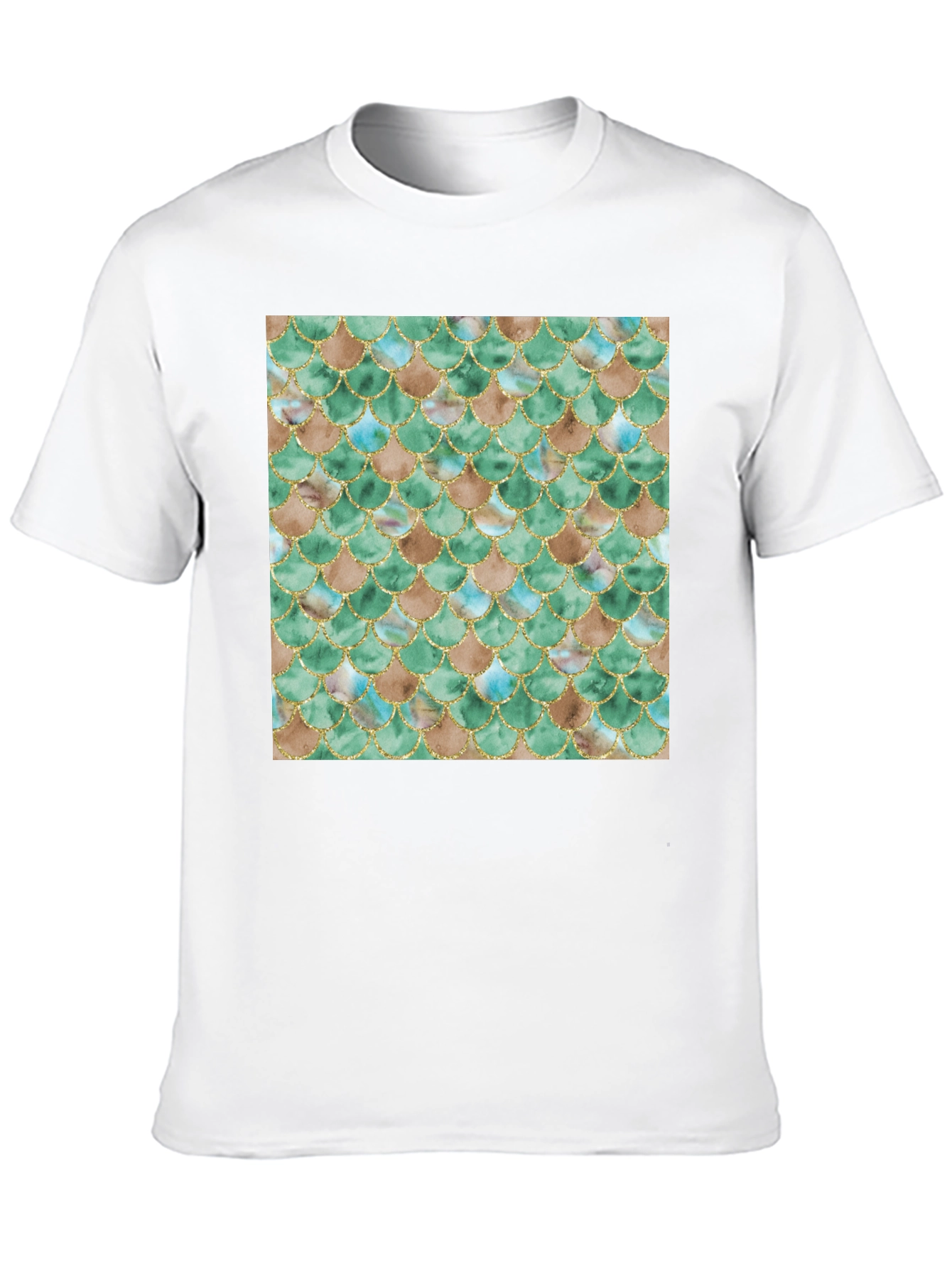 Scales Pattern Graphic Tee