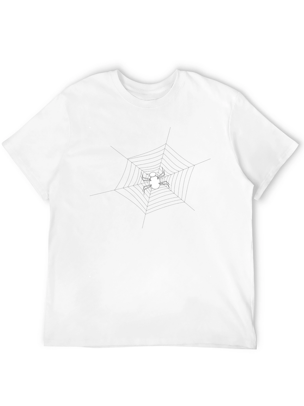 Spider Web Graphic Tee - Mens Black T-Shirt