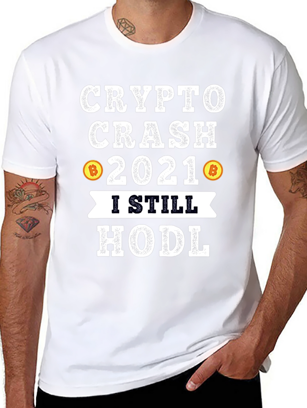 Crypto Crash 2021 HODL T-Shirt