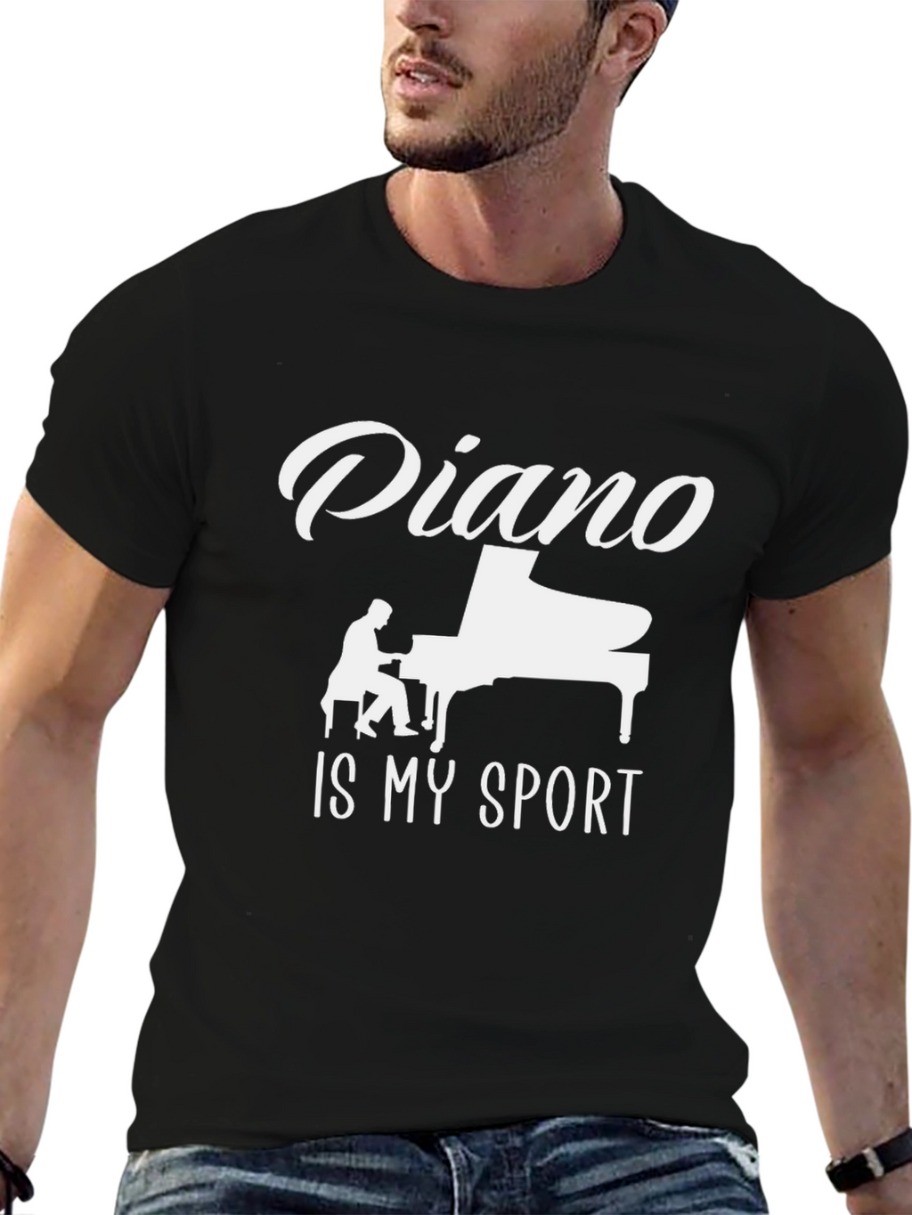 Piano is My Sport - Graphic T-Shirt