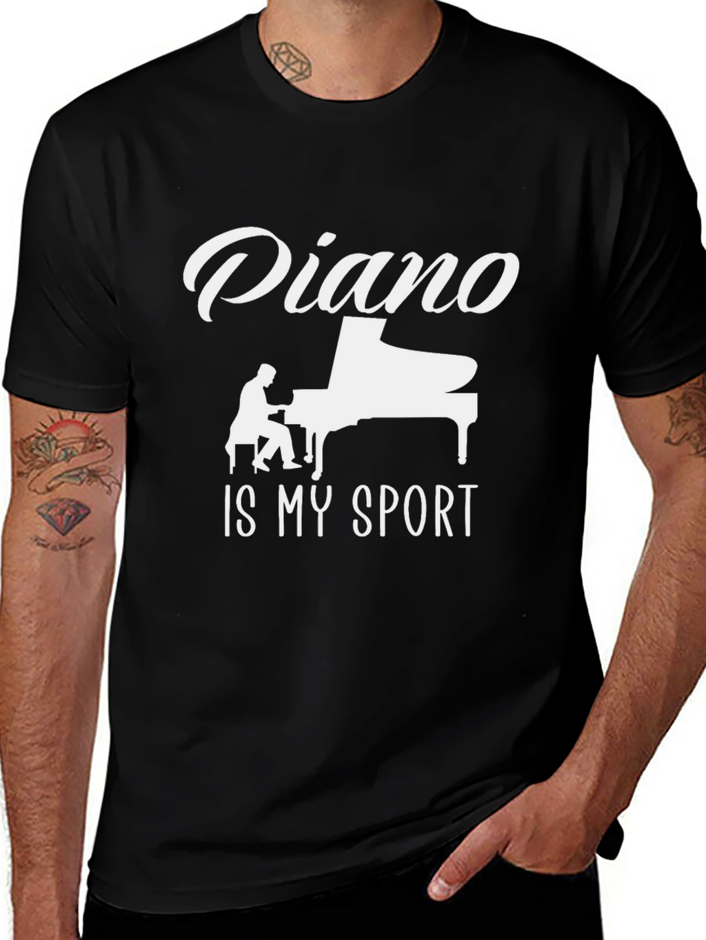Piano is My Sport - Graphic T-Shirt