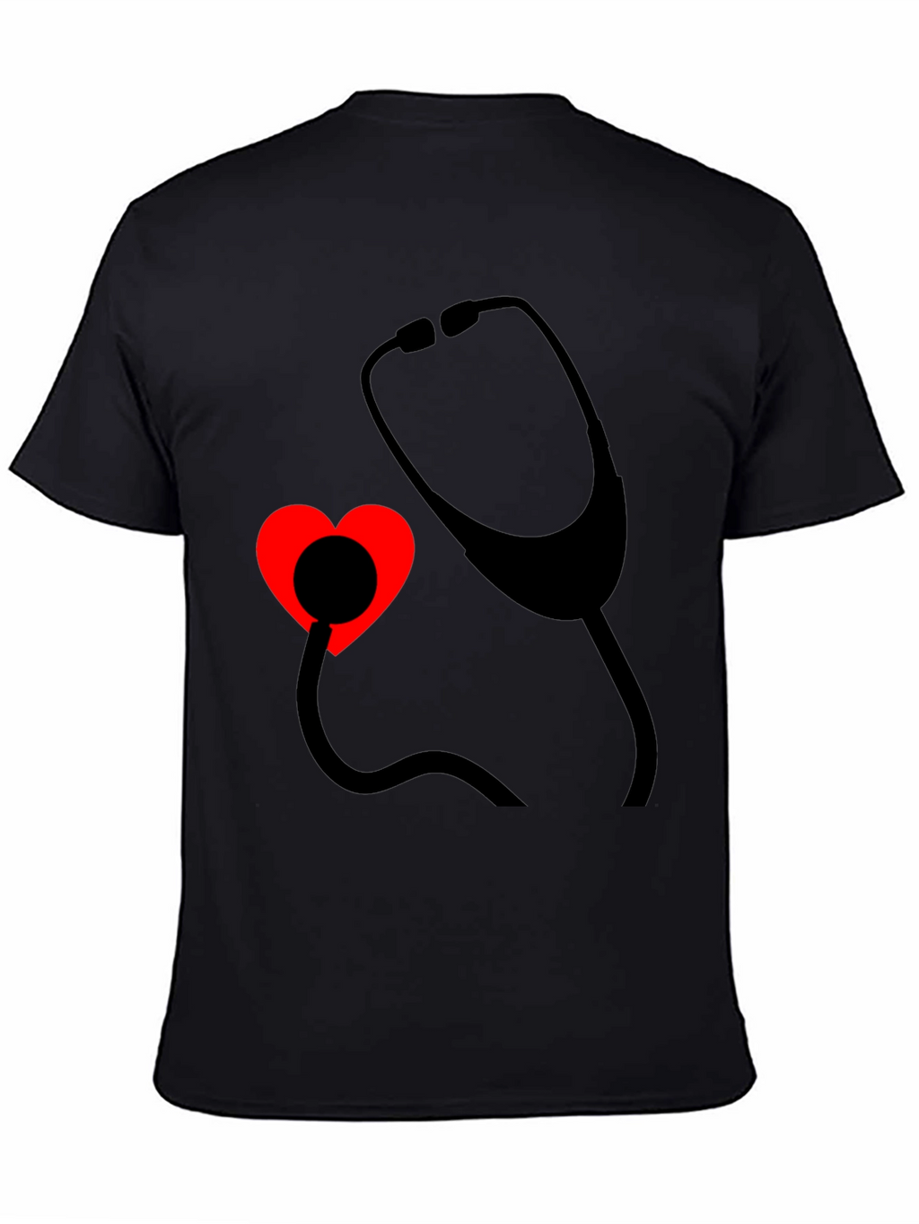 Heartbeat Stethoscope Tee - Medical Love Shirt