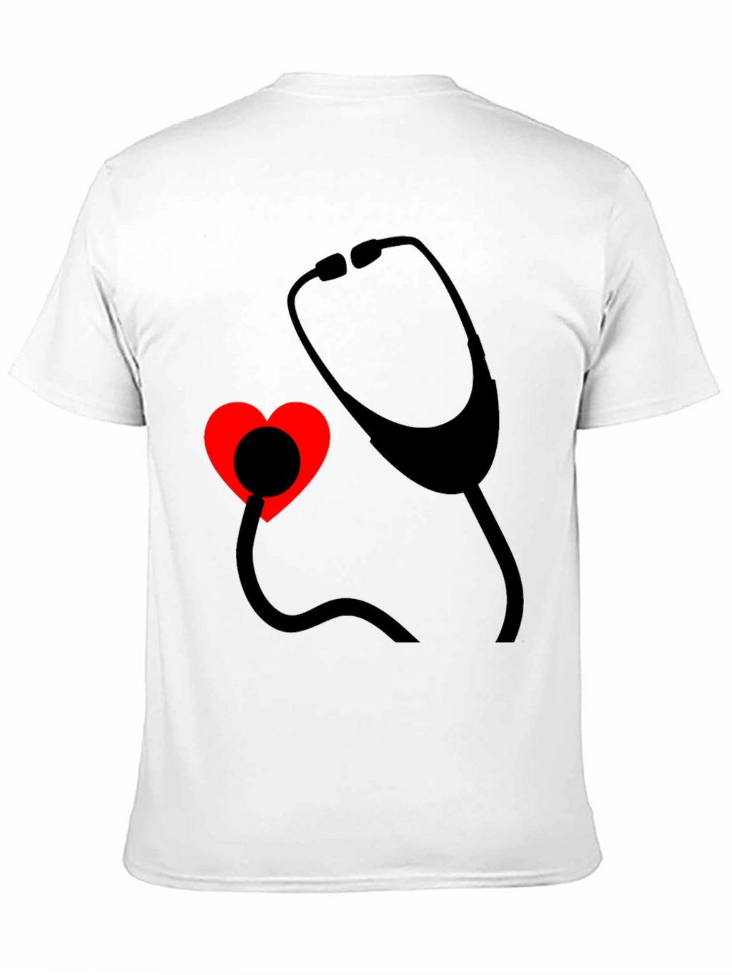Heartbeat Stethoscope Tee - Medical Love Shirt