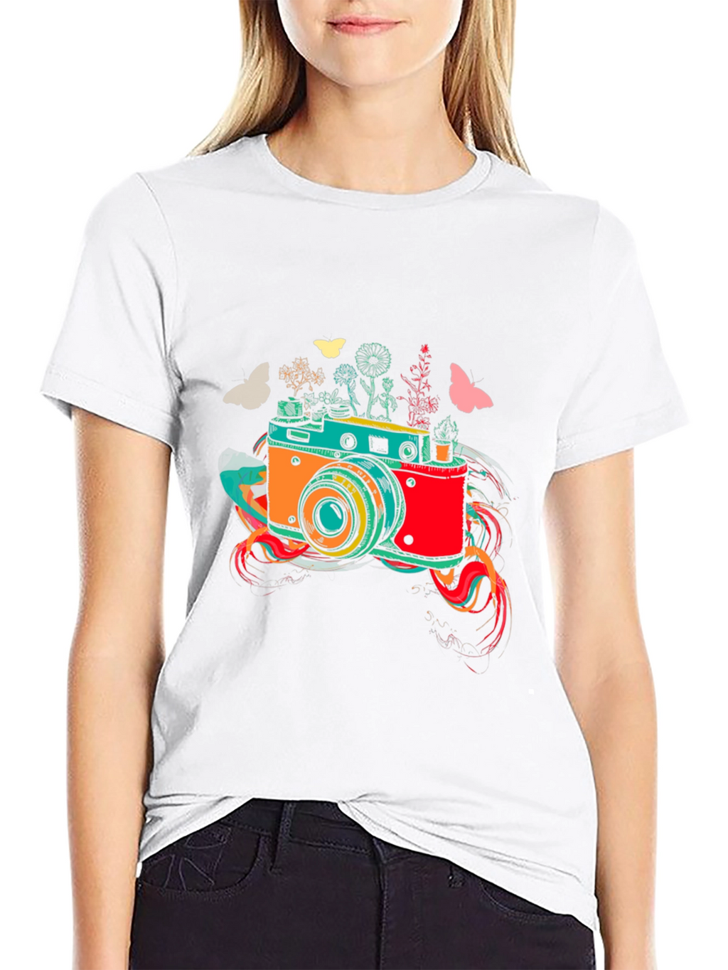 Retro Camera Graphic Tee