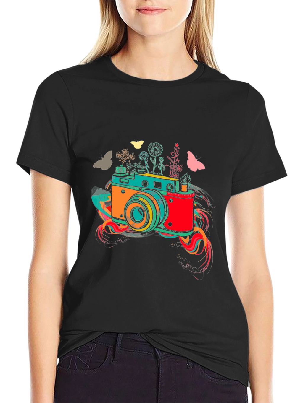 Retro Camera Graphic Tee