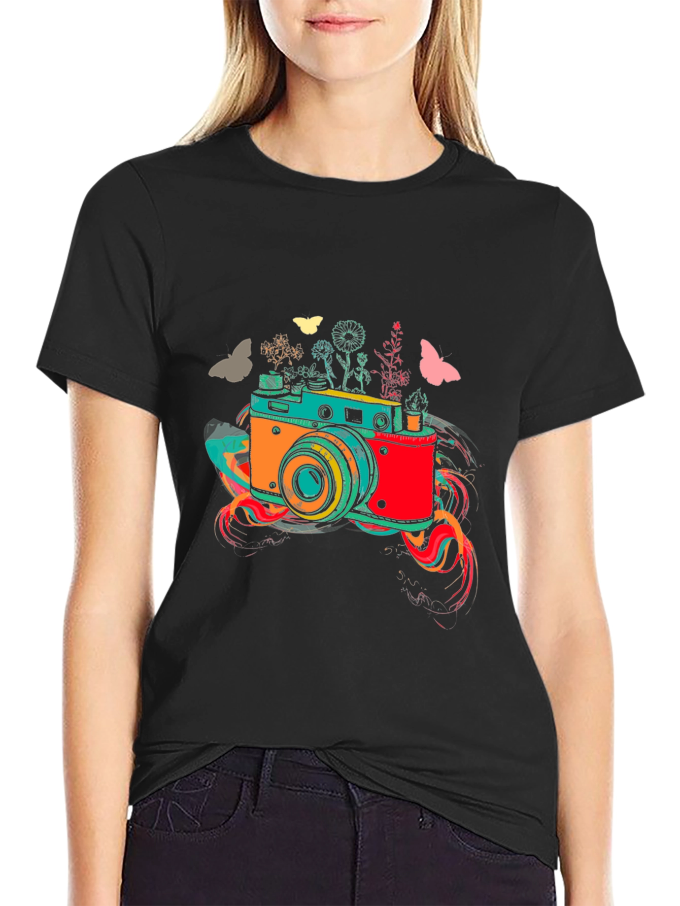 Retro Camera Graphic Tee