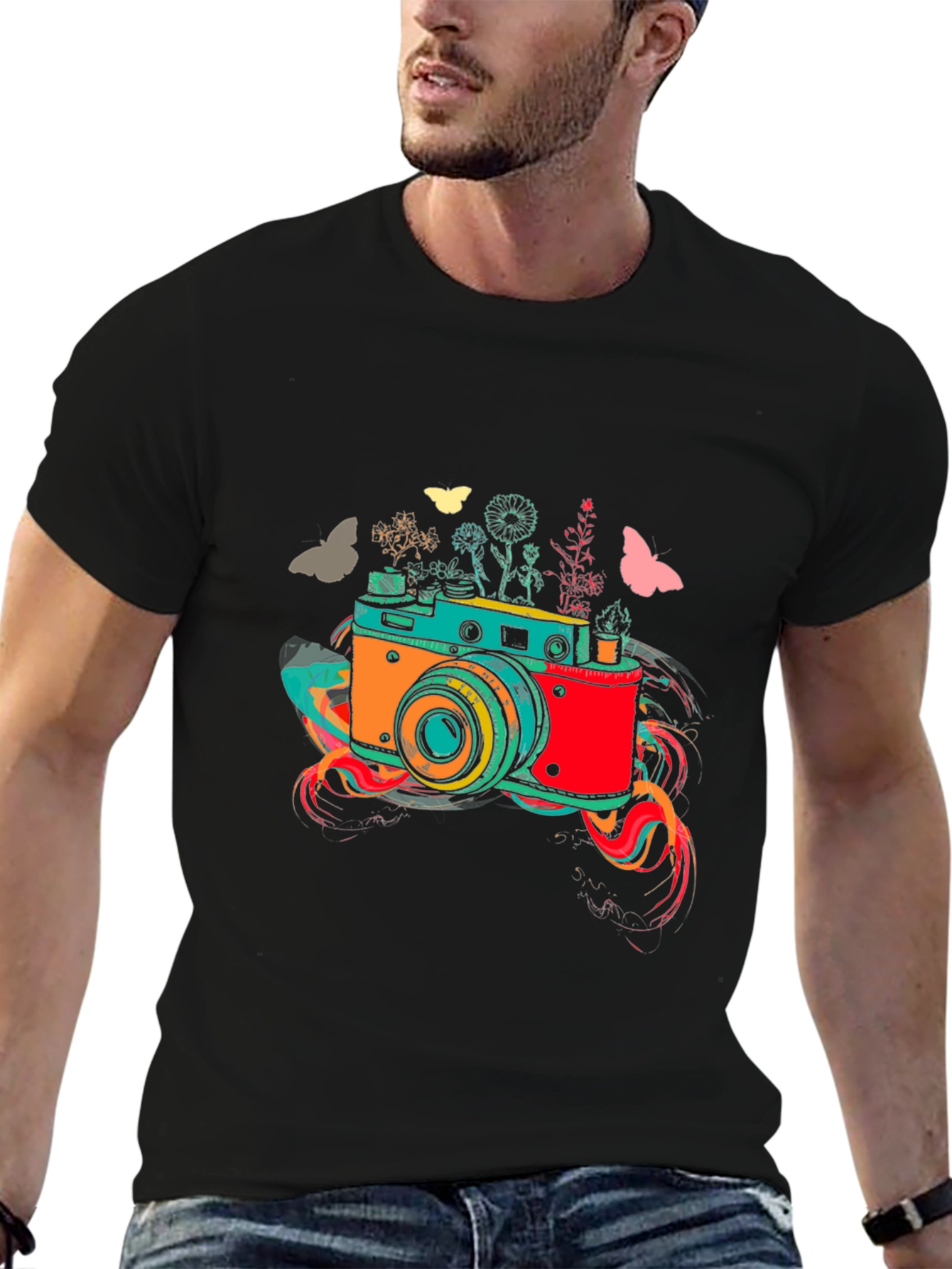 Retro Camera Graphic Tee