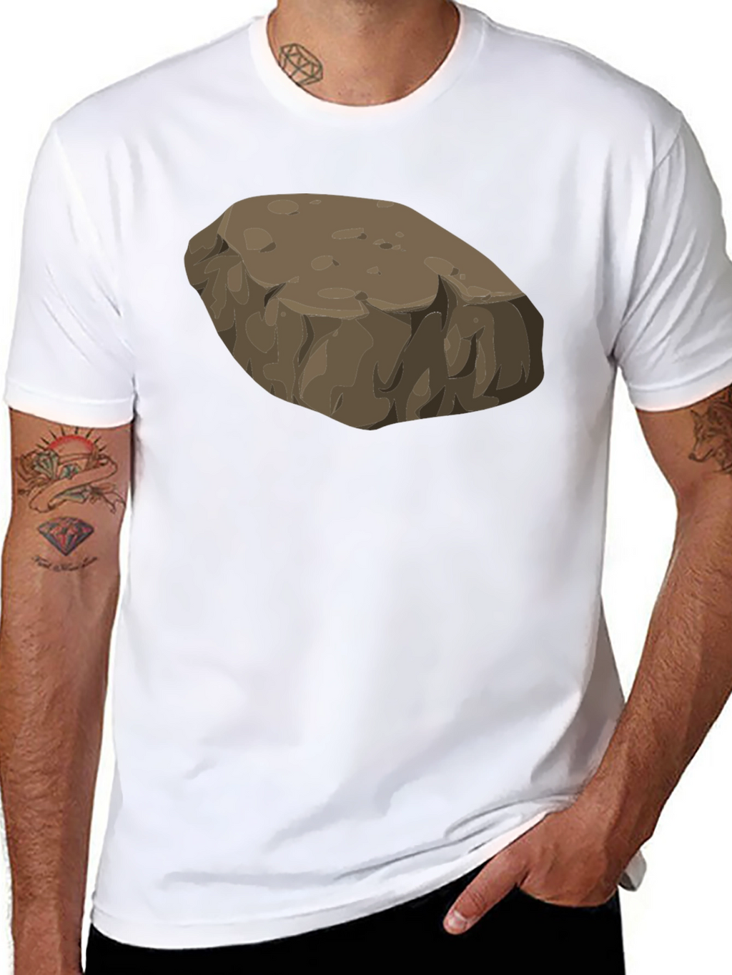 Rock Graphic T-Shirt - Nature Inspired Tee