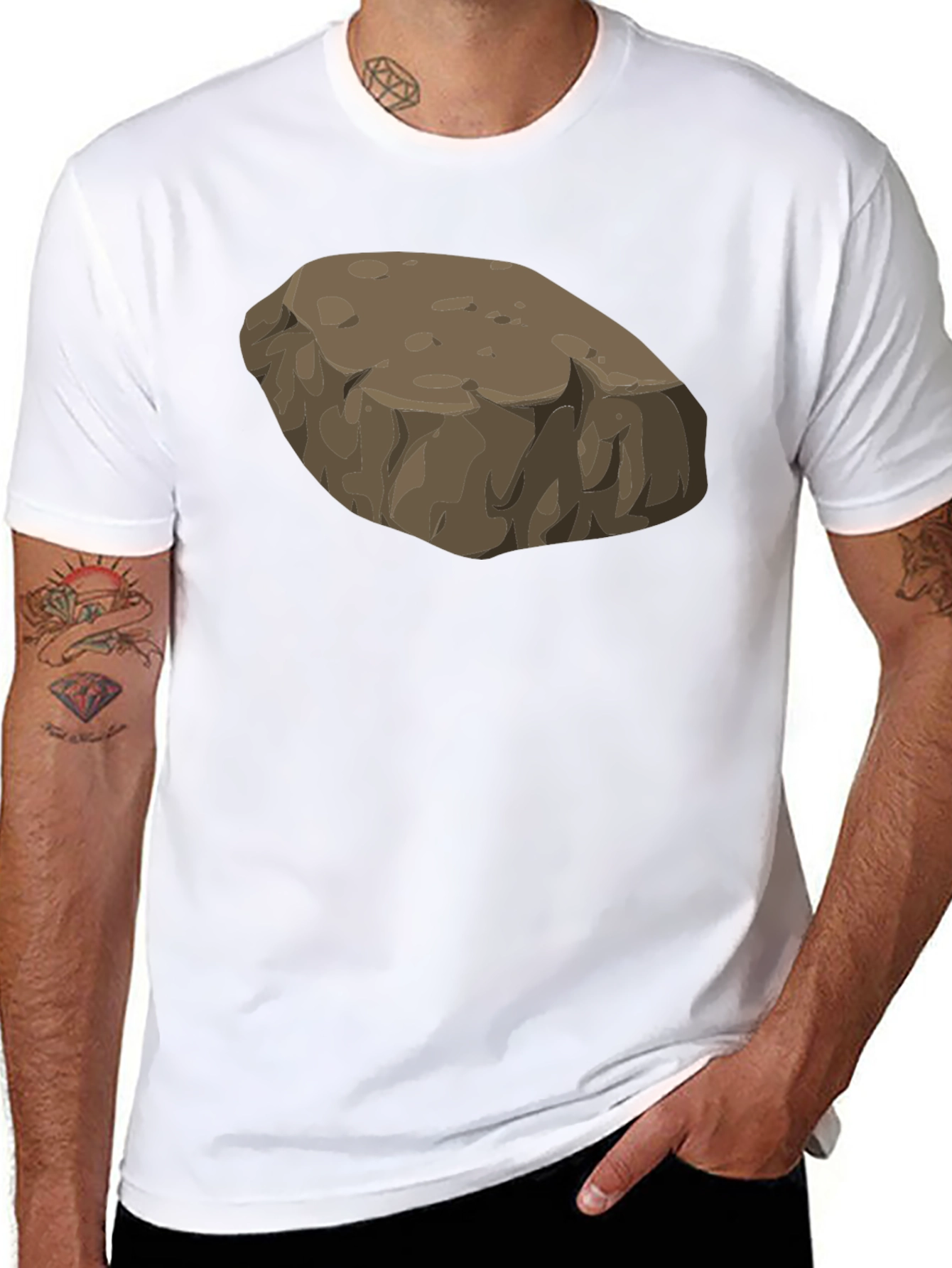 Rock Graphic T-Shirt - Nature Inspired Tee