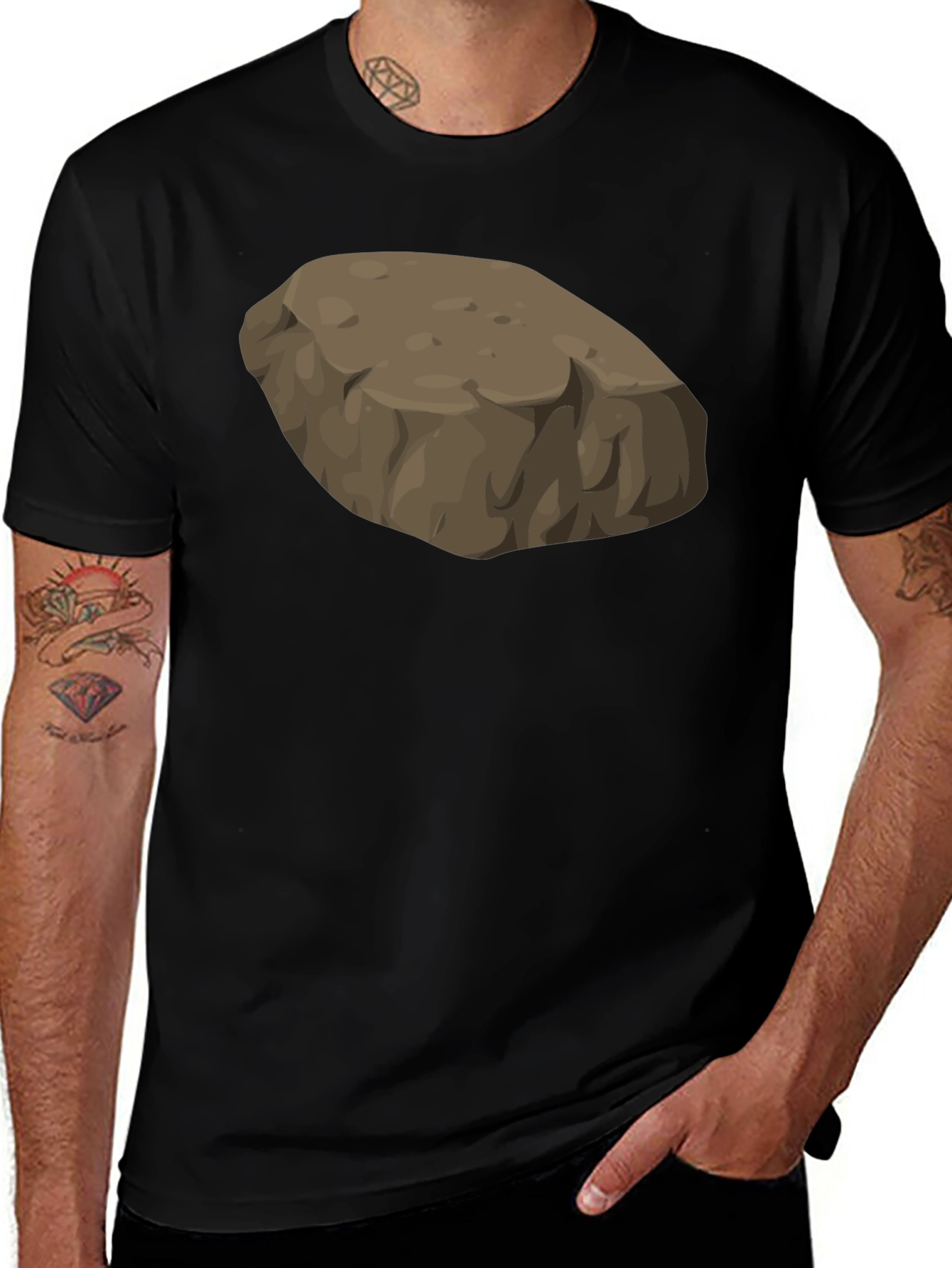 Rock Graphic T-Shirt - Nature Inspired Tee