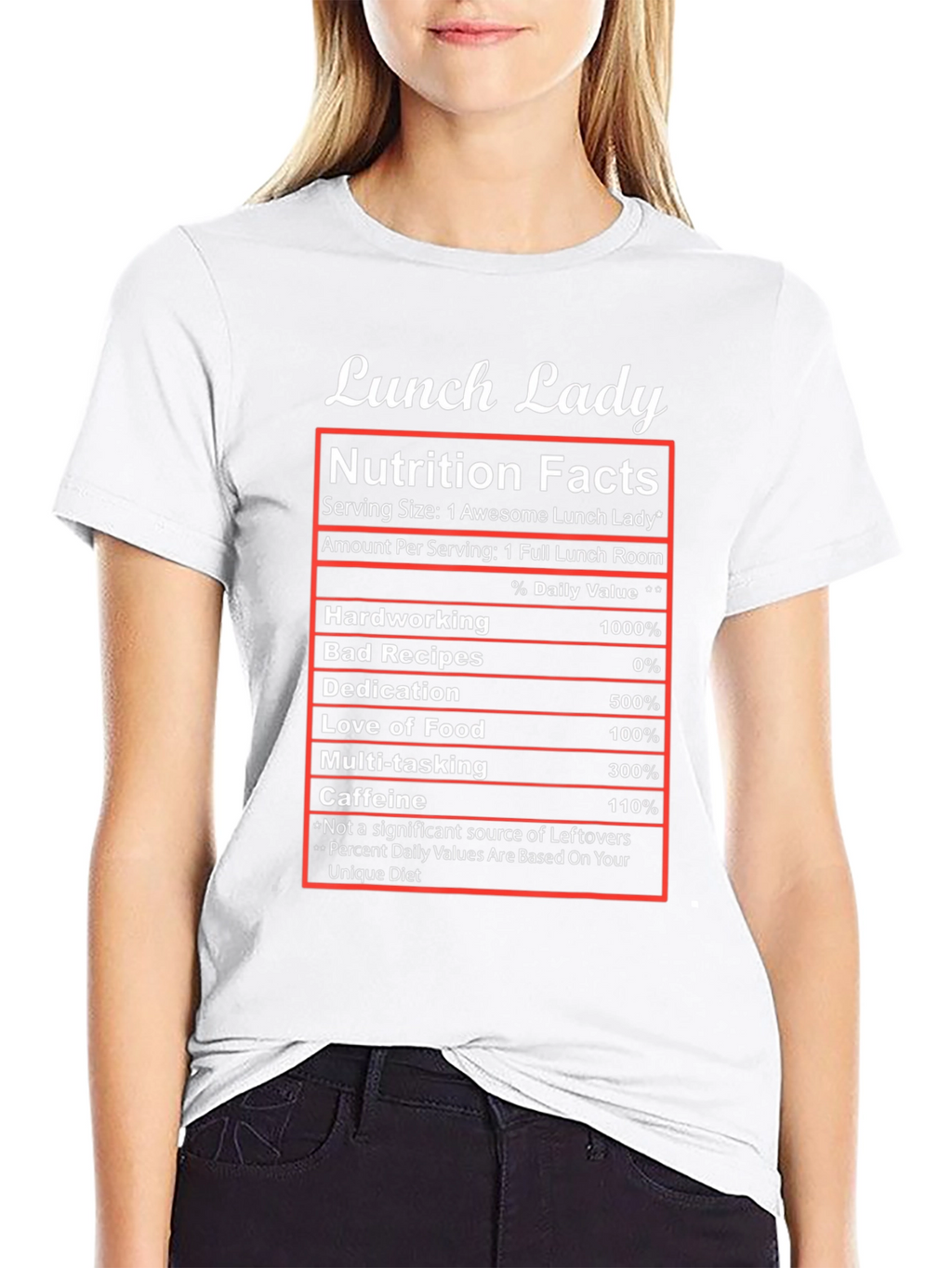 Lunch Lady Nutrition Facts T-Shirt