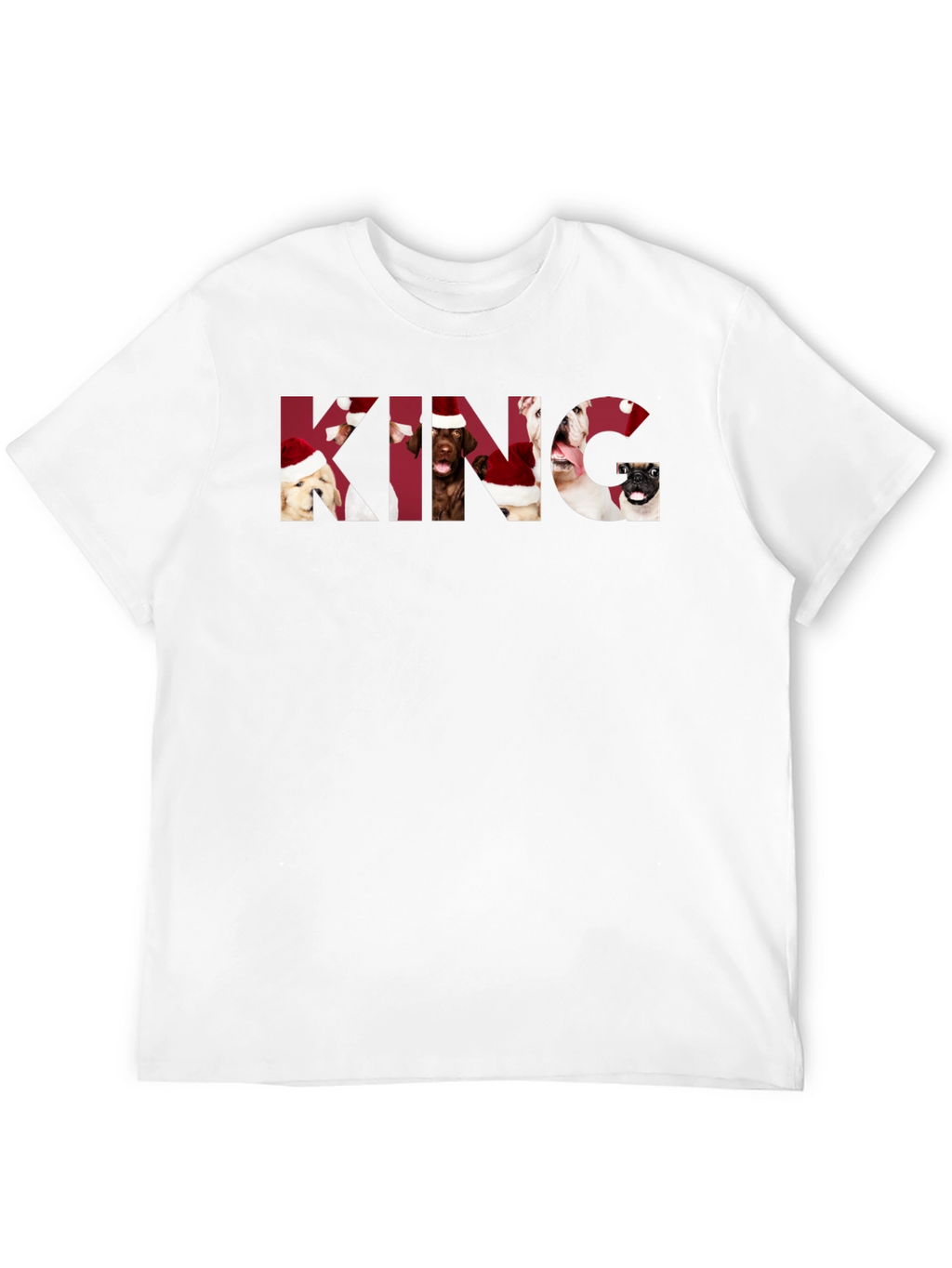 Dog Lover Christmas King Graphic Tee