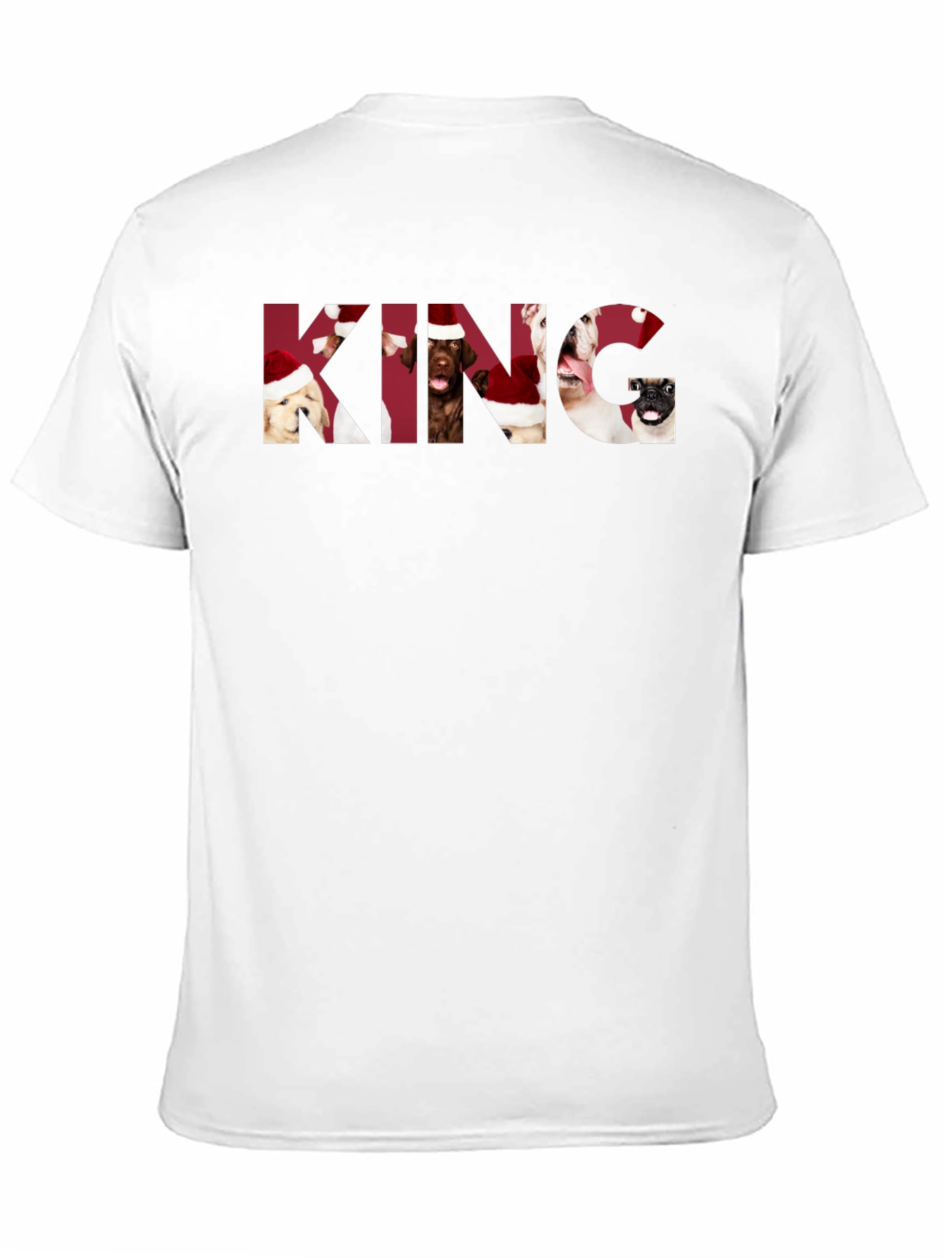 Dog Lover Christmas King Graphic Tee