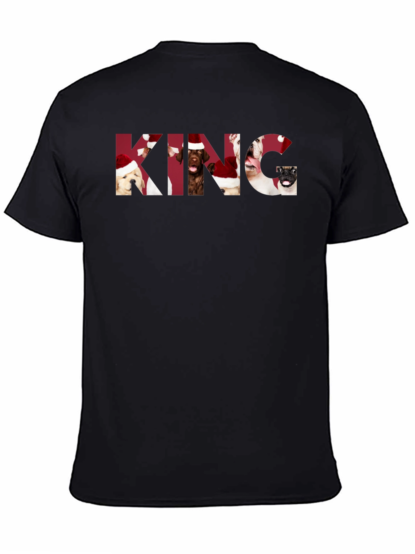 Dog Lover Christmas King Graphic Tee