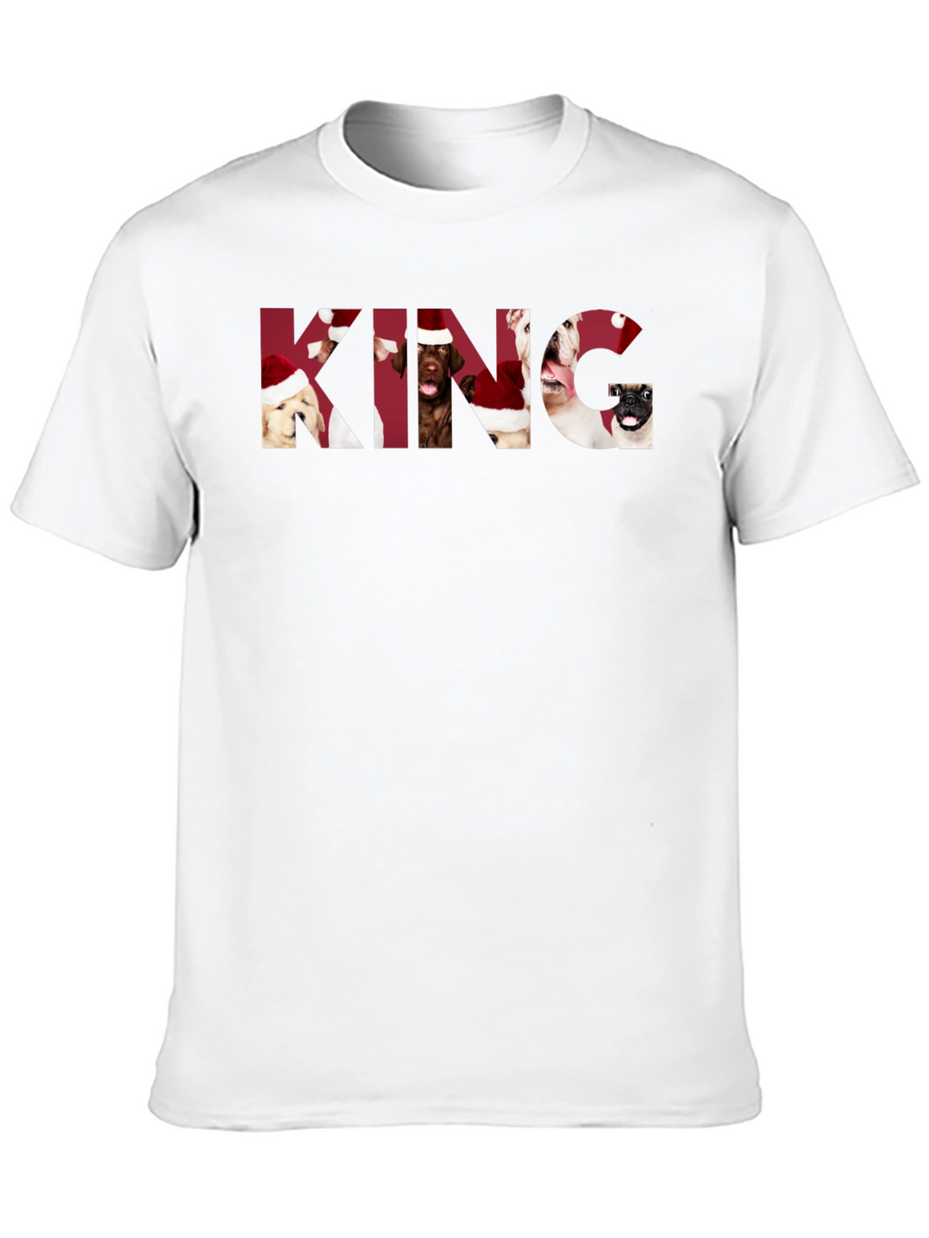 Dog Lover Christmas King Graphic Tee
