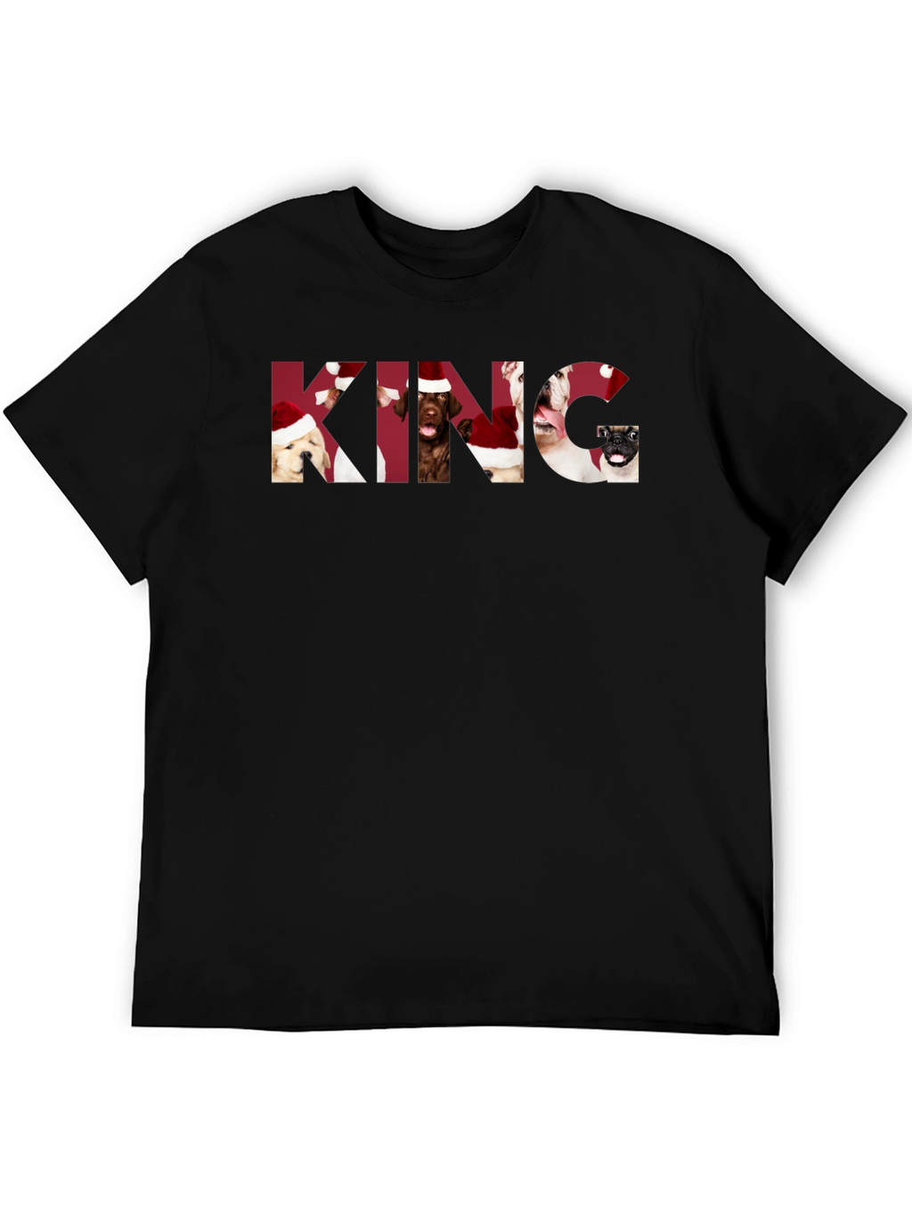Dog Lover Christmas King Graphic Tee