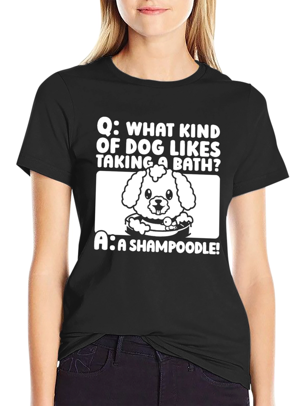 Shampoodle Dog Joke T-Shirt - Funny Pun Tee