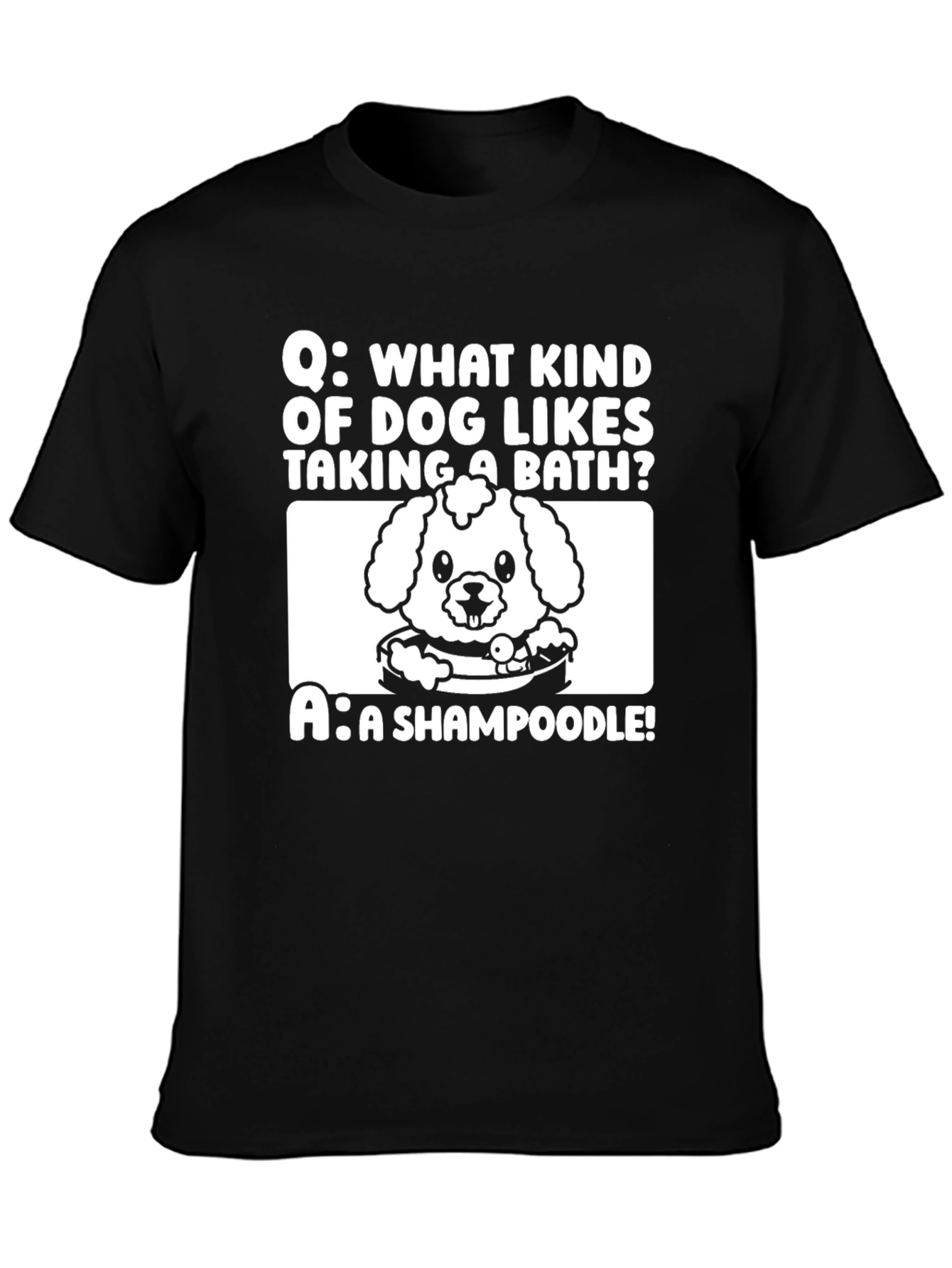 Shampoodle Dog Joke T-Shirt - Funny Pun Tee