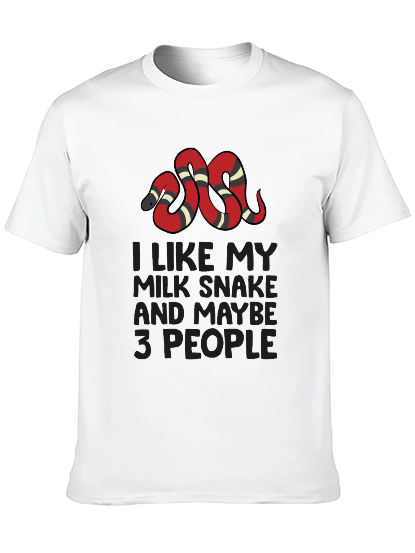 Milk Snake Graphic Tee - Introvert Humor