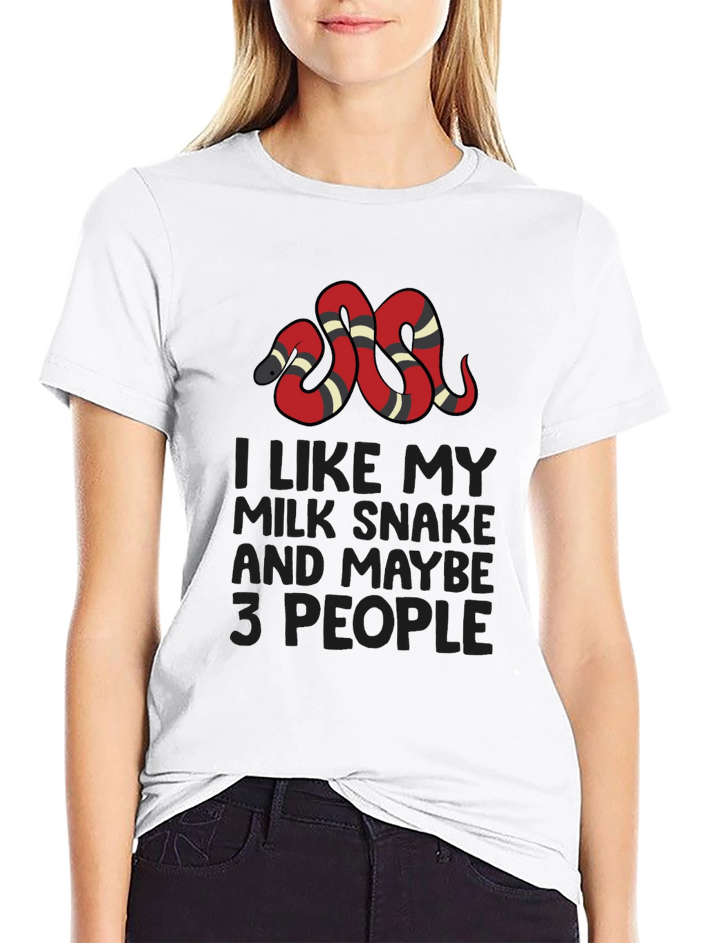 Milk Snake Graphic Tee - Introvert Humor