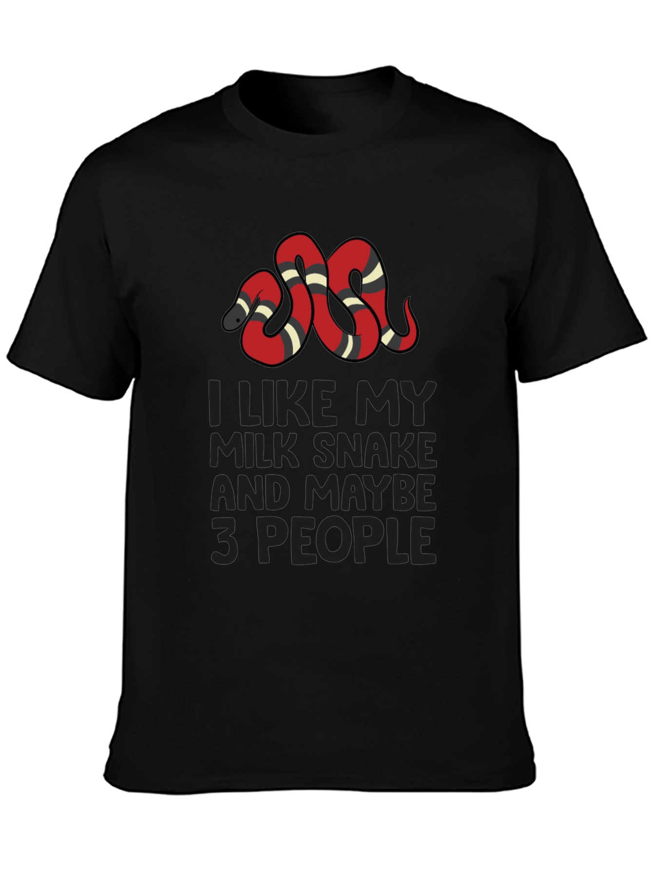 Milk Snake Graphic Tee - Introvert Humor