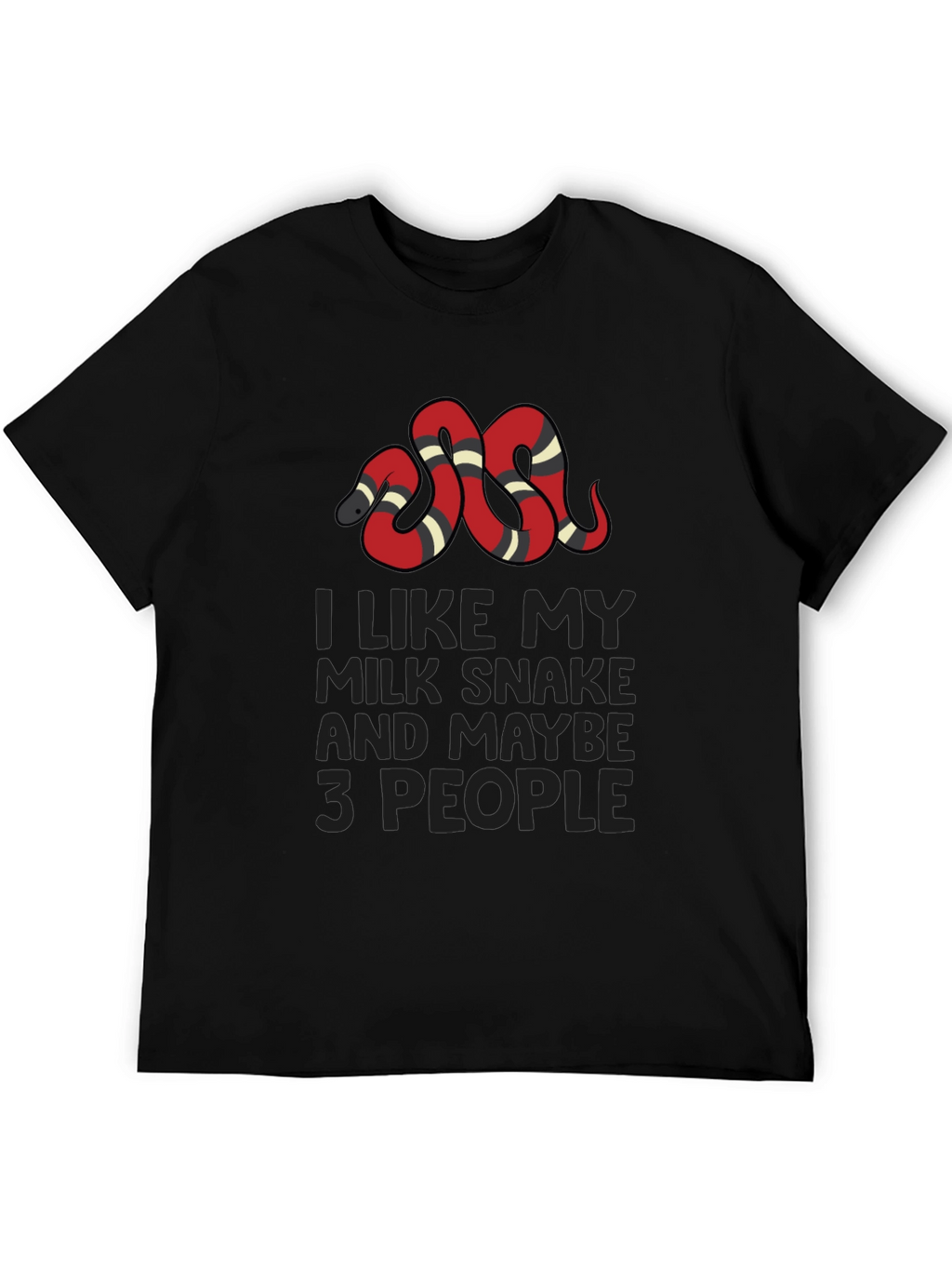 Milk Snake Graphic Tee - Introvert Humor