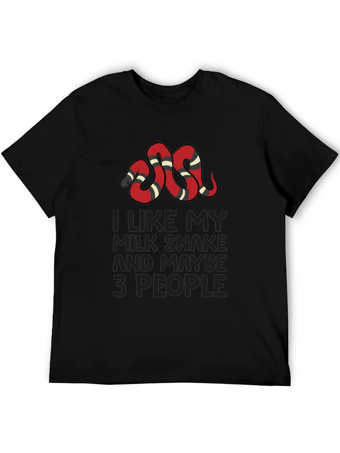 Milk Snake Graphic Tee - Introvert Humor