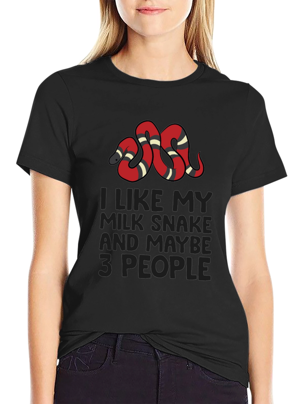 Milk Snake Graphic Tee - Introvert Humor