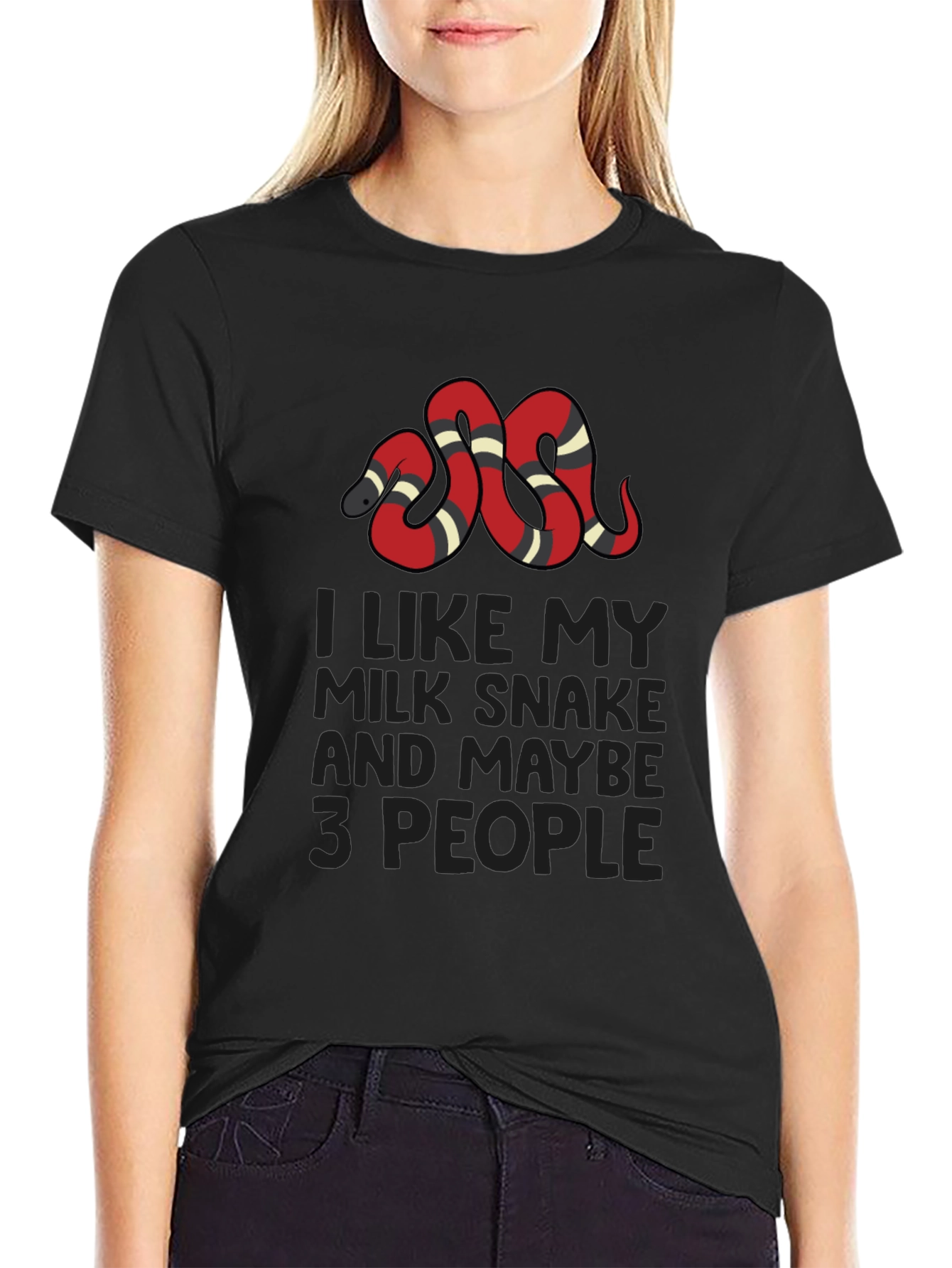 Milk Snake Graphic Tee - Introvert Humor