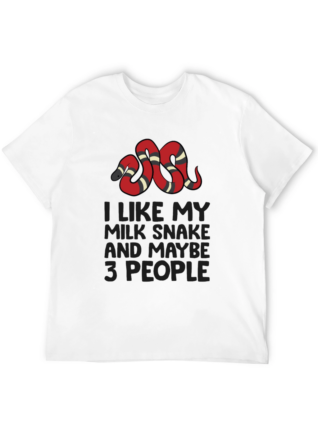 Milk Snake Graphic Tee - Introvert Humor