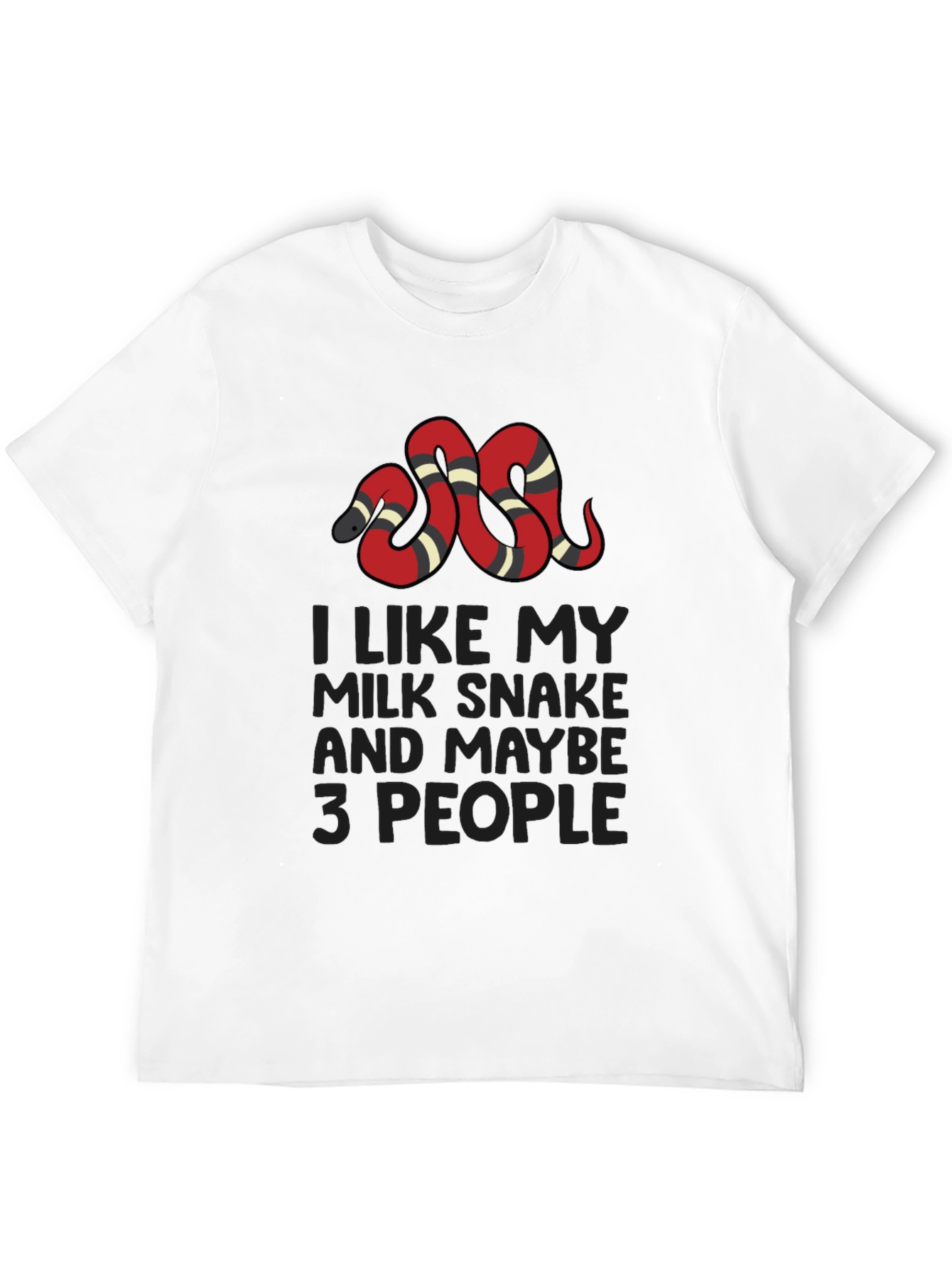 Milk Snake Graphic Tee - Introvert Humor