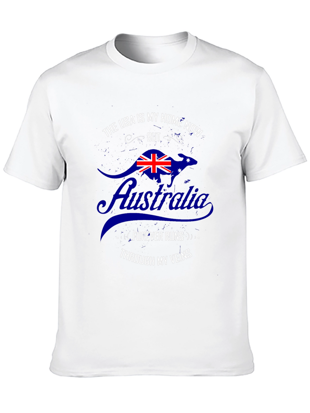 Australia Pride T-Shirt: USA Home Aussie Roots