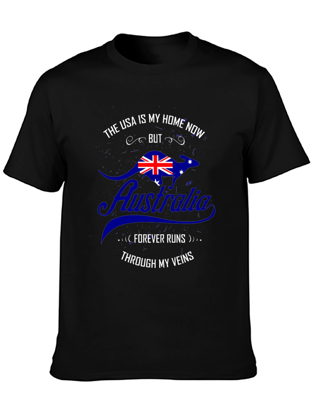 Australia Pride T-Shirt: USA Home Aussie Roots