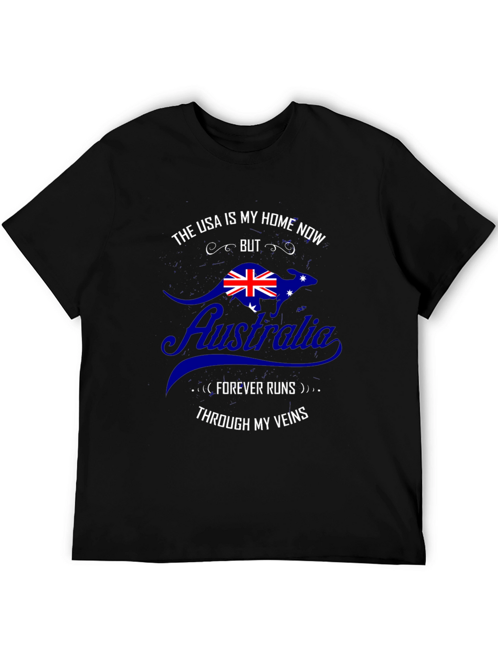 Australia Pride T-Shirt: USA Home Aussie Roots