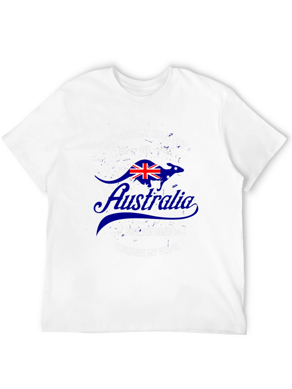 Australia Pride T-Shirt: USA Home Aussie Roots