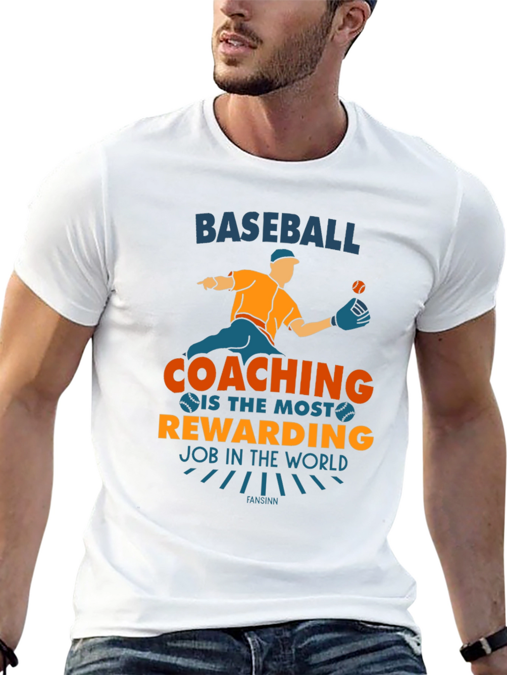 Baseball Coaching T-Shirt: Most Rewarding Job Graphic Tee