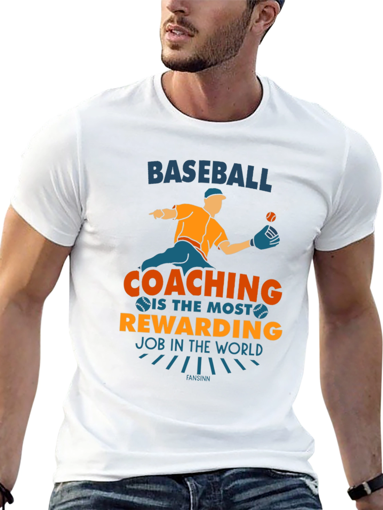 Baseball Coaching T-Shirt: Most Rewarding Job Graphic Tee