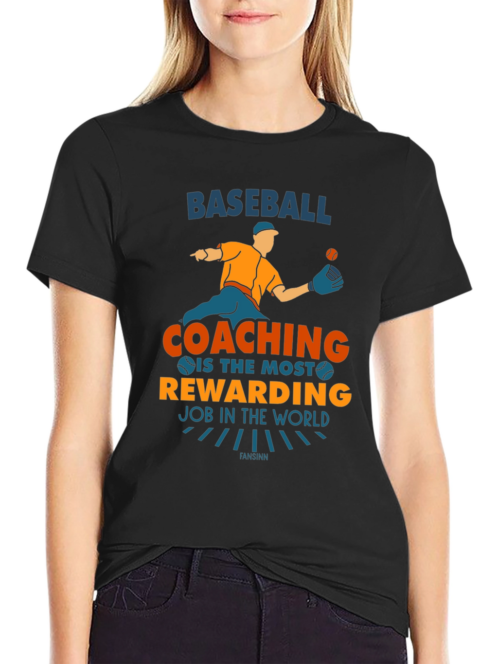 Baseball Coaching T-Shirt: Most Rewarding Job Graphic Tee