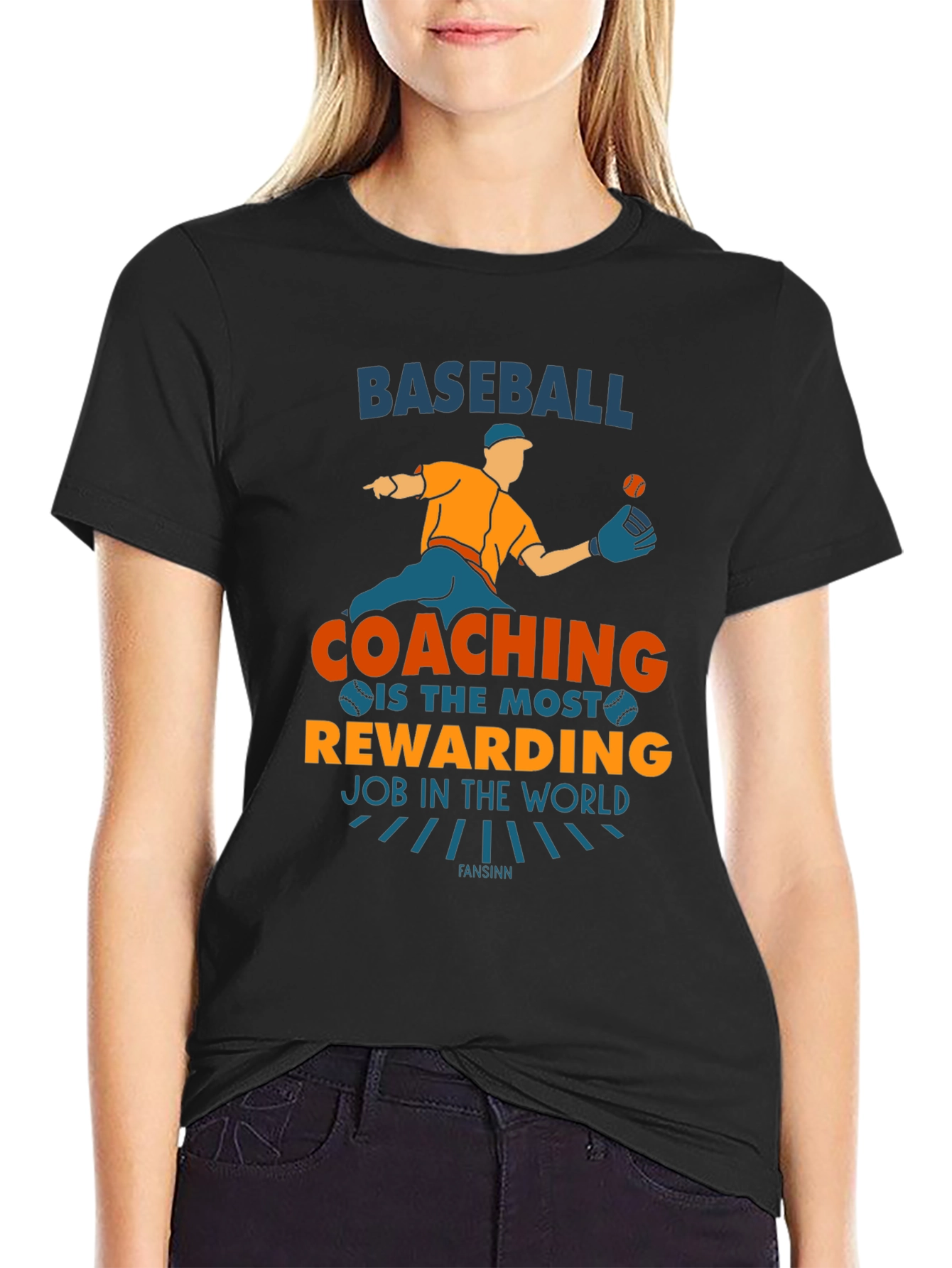 Baseball Coaching T-Shirt: Most Rewarding Job Graphic Tee