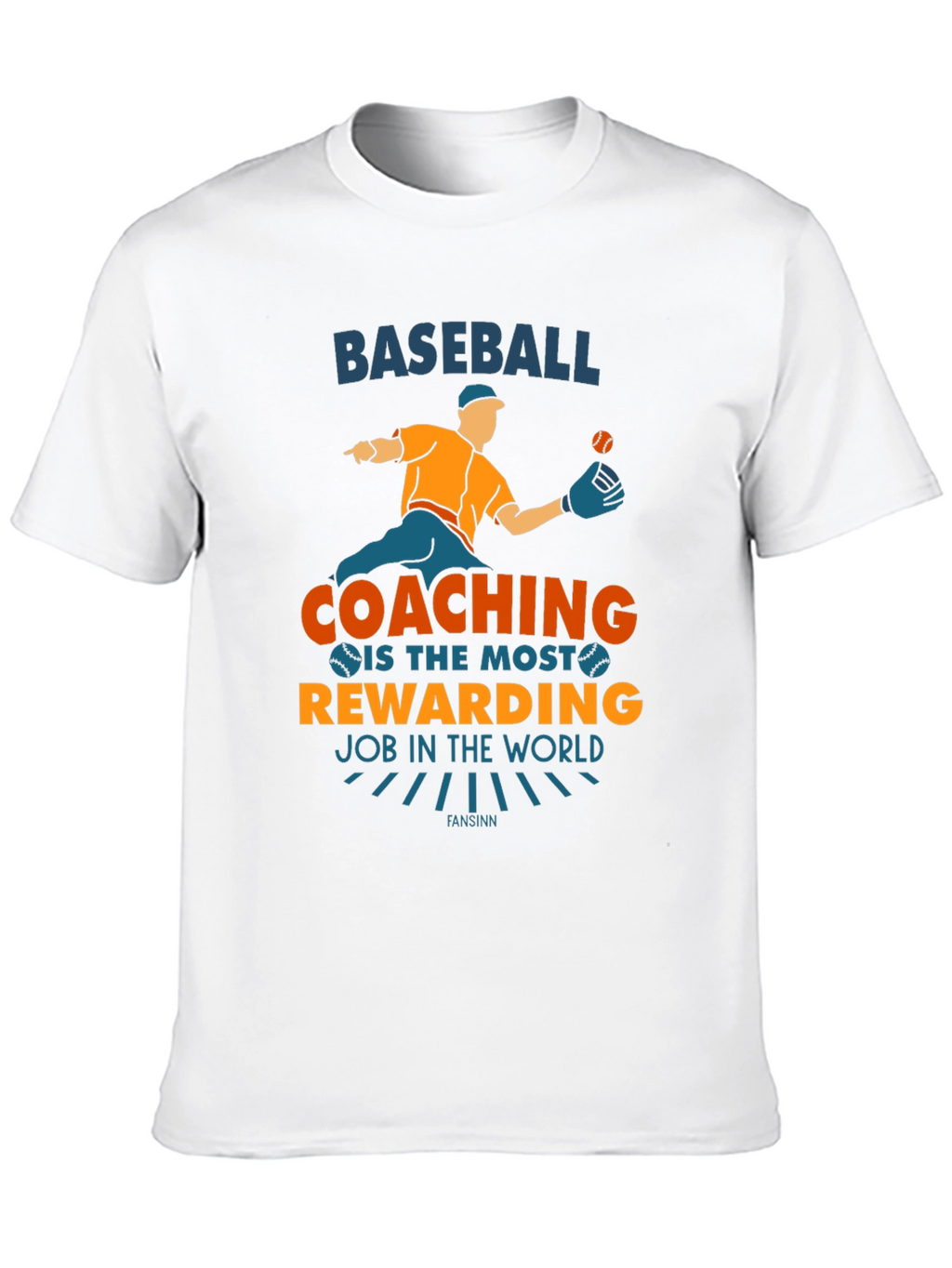 Baseball Coaching T-Shirt: Most Rewarding Job Graphic Tee