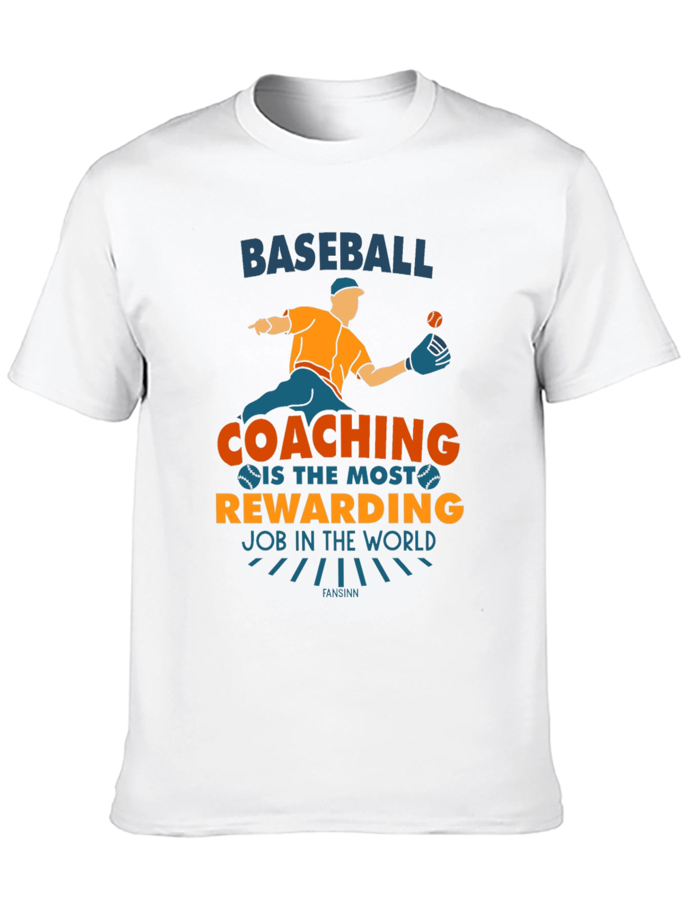 Baseball Coaching T-Shirt: Most Rewarding Job Graphic Tee