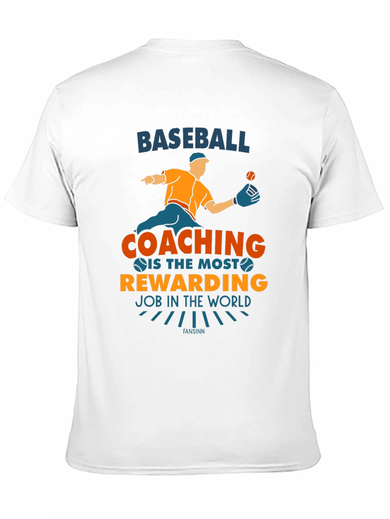 Baseball Coaching T-Shirt: Most Rewarding Job Graphic Tee
