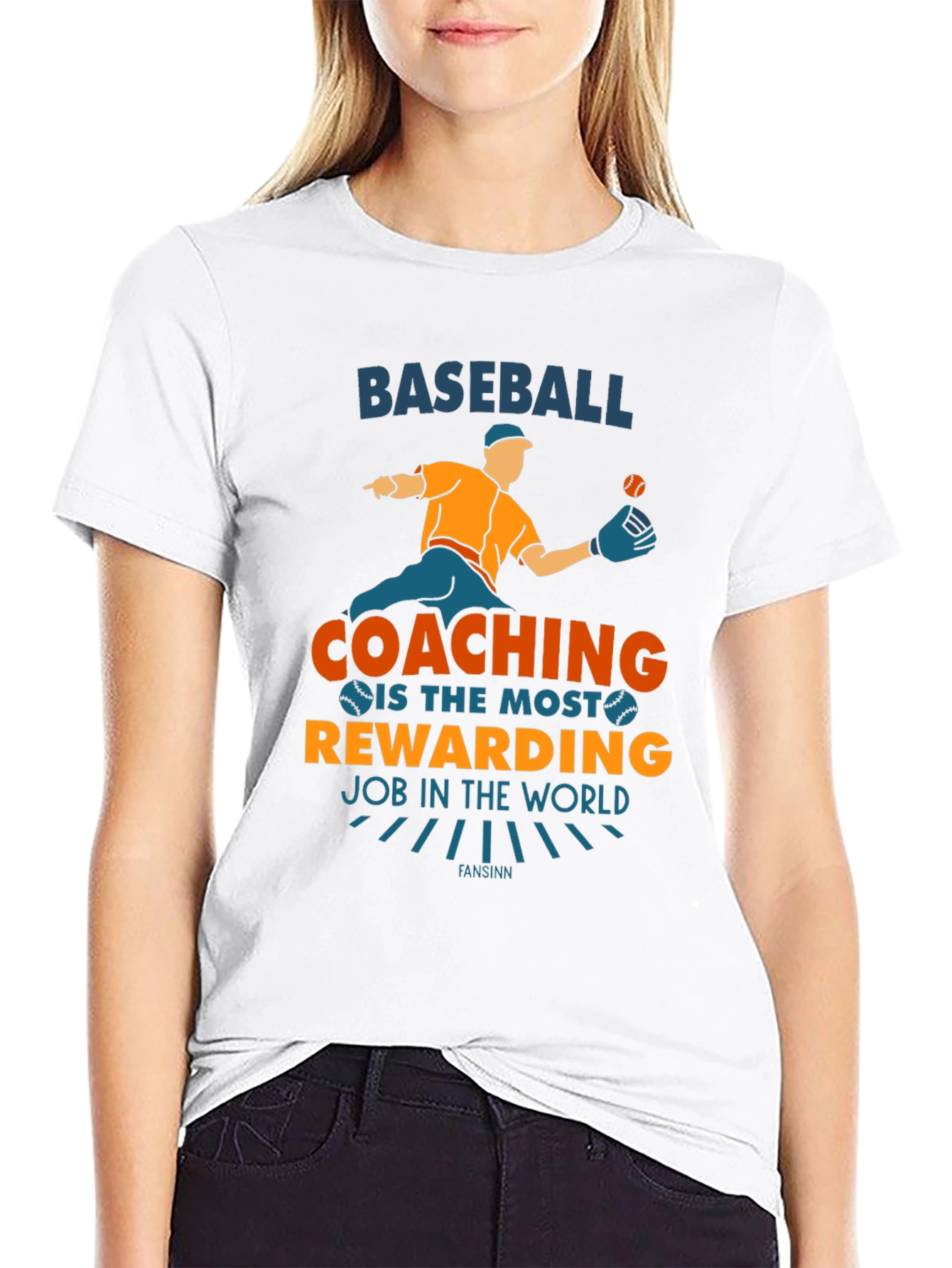 Baseball Coaching T-Shirt: Most Rewarding Job Graphic Tee