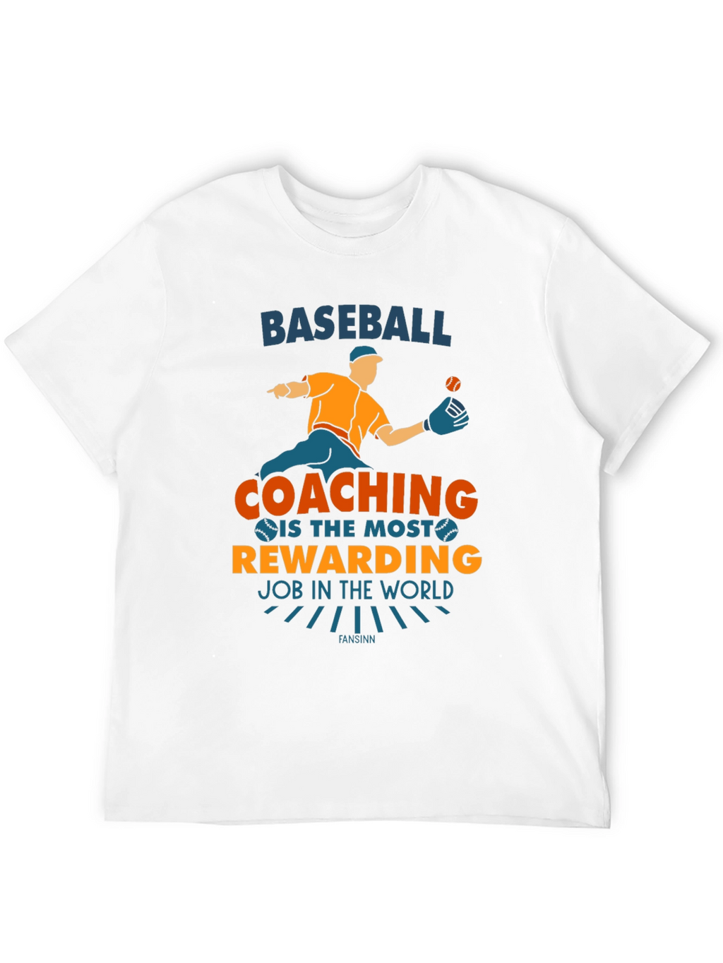 Baseball Coaching T-Shirt: Most Rewarding Job Graphic Tee